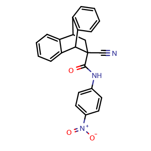 11-Cyano-N-(4-nitrophenyl)-9,10-dihydro-9,10-ethanoanthracene-11-carboxamide
