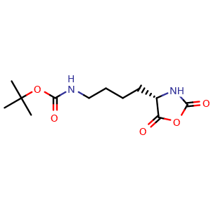 tert-Butyl (S)-(4-(2,5-dioxooxazolidin-4-yl)butyl)carbamate