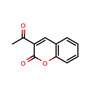 Chemical structure of 3-Acetylcoumarin , CAS 3949-36-8, AChemBlock W162227