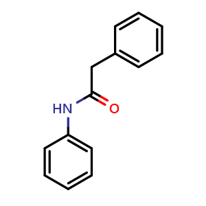 Chemical structure of N,2-Diphenylacetamide , CAS 621-06-7, AChemBlock W162251