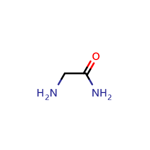 Chemical structure of 2-Aminoacetamide , CAS 598-41-4, AChemBlock W162256