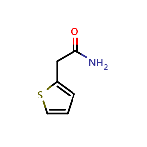 Chemical structure of Thiophene-2-acetamide , CAS 4461-29-4, AChemBlock W162257