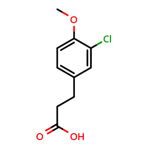 3-(3-Chloro-4-methoxyphenyl)propanoic acid
