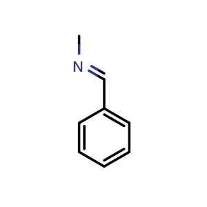 Chemical structure of N-Benzylidenemethanamine , CAS 622-29-7, AChemBlock W162345