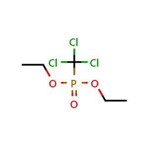 Chemical structure of Diethyltrichloromethylphosphonate , CAS 866-23-9, AChemBlock W162354