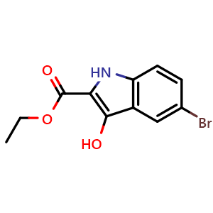 5-Bromo-3-hydroxy-1H-indole-2-carboxylic acid ethyl ester