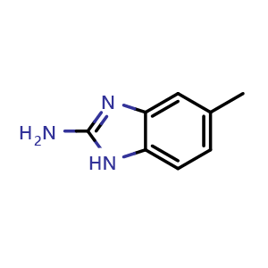 Chemical structure of 5-Methyl-1H-benzo[d]imidazol-2-amine , CAS 6285-68-3, AChemBlock W162437