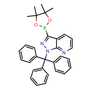 3-(4,4,5,5-Tetramethyl-1,3,2-dioxaborolan-2-yl)-1-trityl-1H-pyrazolo[3,4-b]pyridine