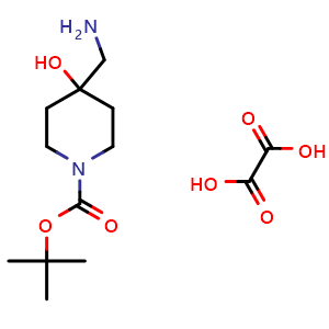 tert-Butyl 4-(aminomethyl)-4-hydroxypiperidine-1-carboxylate oxalate