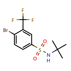 4-Bromo-N-(tert-butyl)-3-(trifluoromethyl)benzenesulfonamide