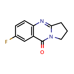 7-Fluoro-2,3-dihydropyrrolo[2,1-b]quinazolin-9(1H)-one