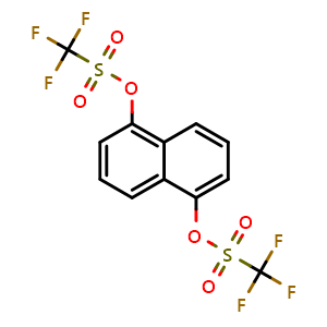 Chemical structure of 1,5-NAphthalenebis(trifluoromethanesulfonate) , CAS 152873-79-5, AChemBlock W162598
