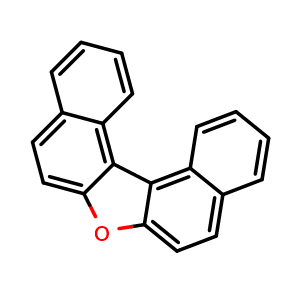 Chemical structure of Dinaphtho[2,1-b:1',2'-d]furan , CAS 194-63-8, AChemBlock W162620