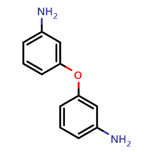 Chemical structure of 3,3'-Oxydianiline , CAS 15268-07-2, AChemBlock W162688