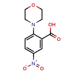 2-Morpholino-5-nitrobenzoic acid