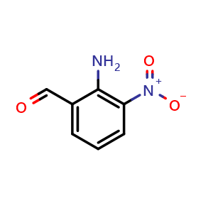 Chemical structure of 2-Amino-3-nitrobenzaldehyde , CAS 97271-97-1, AChemBlock W162712