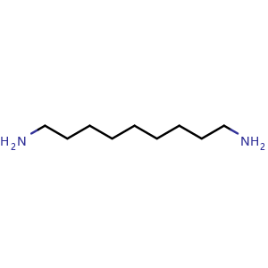 Chemical structure of 1,9-Diaminononane , CAS 646-24-2, AChemBlock W162807