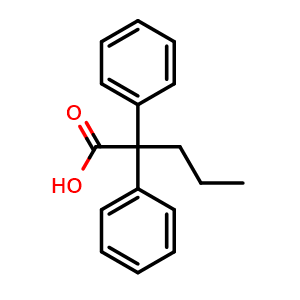 2,2-Diphenylpentanoic acid