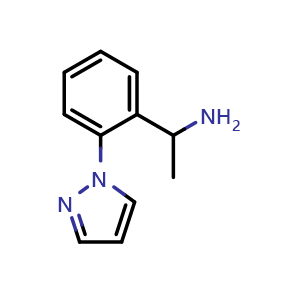 1-(2-(1H-Pyrazol-1-yl)phenyl)ethan-1-amine