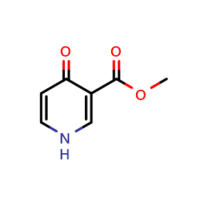Chemical structure of Methyl 4-oxo-1,4-dihydropyridine-3-carboxylate , CAS 67367-25-3, AChemBlock W162988