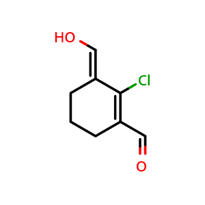 2-Chloro-3-(hydroxymethylene)cyclohex-1-enecarbaldehyde