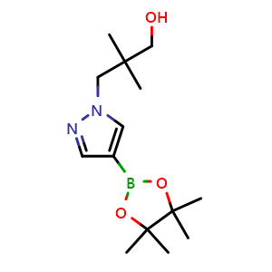 2,2-Dimethyl-3-(4-(4,4,5,5-tetramethyl-1,3,2-dioxaborolan-2-yl)-1H-pyrazol-1-yl)propan-1-ol