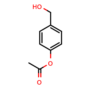 Chemical structure of 4-Acetoxybenzyl alcohol , CAS 6309-46-2, AChemBlock W163115