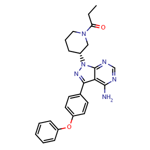 (R)-1-(3-(4-Amino-3-(4-phenoxyphenyl)-1H-pyrazolo[3,4-d]pyrimidin-1-yl)piperidin-1-yl)propan-1-one (Ibrutinib Impurity)