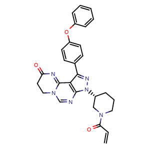 (R)-8-(1-Acryloylpiperidin-3-yl)-10-(4-phenoxyphenyl)-3,4-dihydropyrazolo[4,3-e]pyrimido[1,2-c]pyrimidin-2(8H)-one (Ibrutinib Impurity)