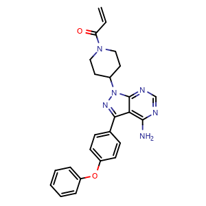 1-(4-(4-Amino-3-(4-phenoxyphenyl)-1H-pyrazolo[3,4-d]pyrimidin-1-yl)piperidin-1-yl)prop-2-en-1-one (Ibrutinib Impurity)