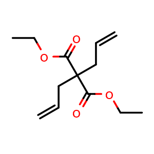 Chemical structure of DiethylDiallylmalonate , CAS 3195-24-2, AChemBlock W163259