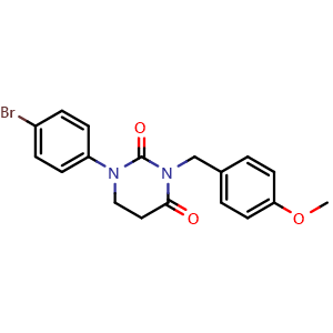 1-(4-Bromophenyl)-3-(4-methoxybenzyl)dihydropyrimidine-2,4(1H,3H)-dione