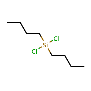 Chemical structure of Dibutyldichlorosilane , CAS 3449-28-3, AChemBlock W163321