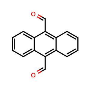 Chemical structure of 9,10-Diformylanthracene , CAS 7044-91-9, AChemBlock W163322