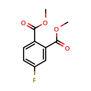 Chemical structure of Dimethyl 4-fluorophthalate , CAS 110706-50-8, AChemBlock W163365