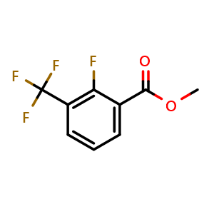 Chemical structure of Methyl 2-fluoro-3-(trifluoromethyl)benzoate , CAS 178748-05-5, AChemBlock W163423