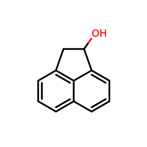 Chemical structure of 1,2-Dihydroacenaphthylen-1-ol , CAS 6306-07-6, AChemBlock W163503