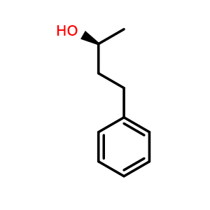 Chemical structure of (S)-4-Phenylbutan-2-ol , CAS 22148-86-3, AChemBlock W163517