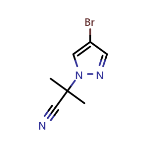 2-(4-Bromo-1H-pyrazol-1-yl)-2-methylpropanenitrile