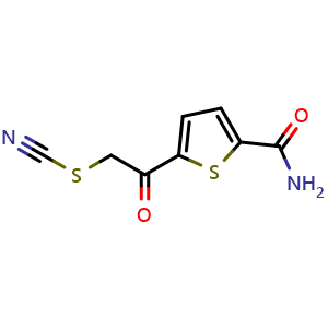 5-(2-Thiocyanatoacetyl)thiophene-2-carboxamide