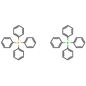 Chemical structure of Tetraphenylphosphonium tetraphenylborate , CAS 15525-15-2, AChemBlock W163543