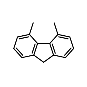 Chemical structure of 4,5-Dimethyl-9H-fluorene , CAS 65360-19-2, AChemBlock W163556