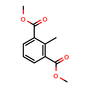 Chemical structure of Dimethyl 2-methylisophthalate , CAS 28269-31-0, AChemBlock W163588
