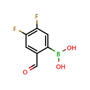 4,5-Difluoro-2-formylphenylboronic acid