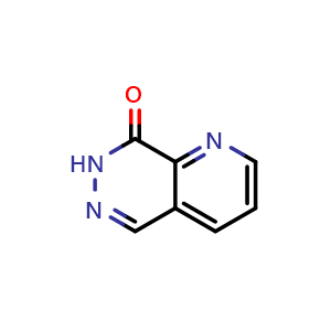 Chemical structure of pyrido[2,3-d]pyridazin-8(7H)-one , CAS 15375-79-8, AChemBlock W163655