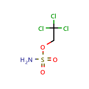 Chemical structure of 2,2,2-Trichloroethyl sulfamate , CAS 69226-51-3, AChemBlock W163660