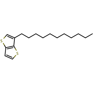 Chemical structure of 3-Undecylthieno[3,2-b]thiophene , CAS 950223-97-9, AChemBlock W163666