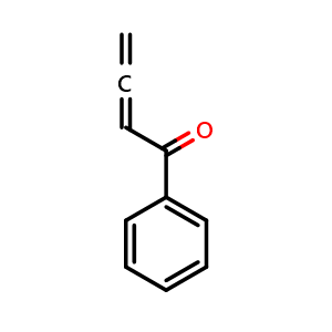 Chemical structure of 1-Phenylbuta-2,3-dien-1-one , CAS 69626-39-7, AChemBlock W163680