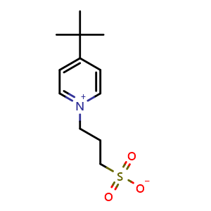 Chemical structure of 4-tert-Butyl-1-(3-sulfopropyl)pyridinium Hydroxide Inner Salt , CAS 570412-84-9, AChemBlock W163687