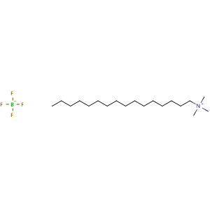 Chemical structure of Hexadecyltrimethylammonium Tetrafluoroborate , CAS 73257-08-6, AChemBlock W163689